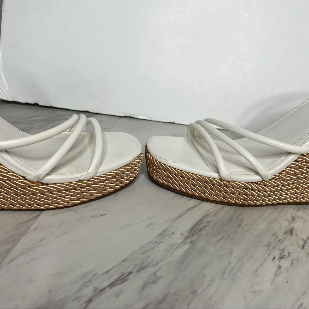 Marc Fisher Zeki Espadrille Wedge Sandal 8M